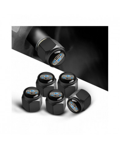 4pcs Car Tire Air Nozzle Cap Résistance à la corrosion Stem Cap pour Accessoires Automobiles