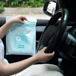 15pcs Car Trash Bags Easy Stick-on Disposable Portable Garbage Bag Leak Proof Vomit Trash Bag For Car Bedroom [...]