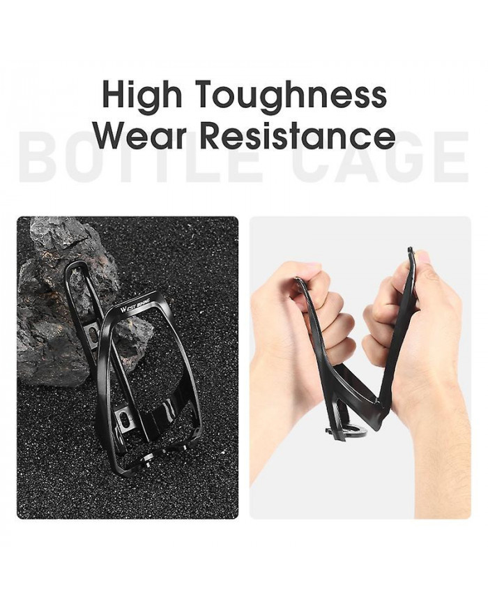 WEST BIKING YP0704043 Bicycle Water Bottle Cage PC+Fiberglass Bike Bottle Mount Bracket