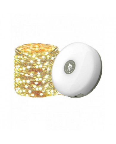 Guirlande lumineuse de camping, avec 8 modes réglables, lanterne de camping LED rechargeable, lumières de camping [...]