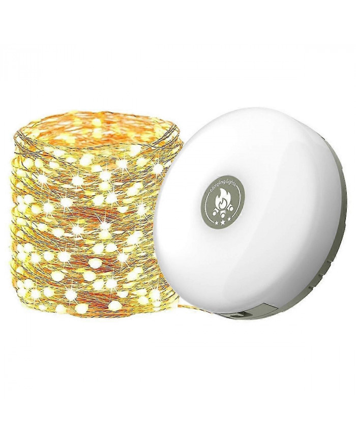 Guirlande lumineuse de camping, avec 8 modes réglables, lanterne de camping LED rechargeable, lumières de camping [...]