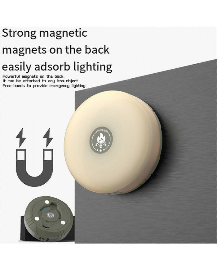 Guirlande lumineuse de camping, avec 8 modes réglables, lanterne de camping LED rechargeable, lumières de camping [...]