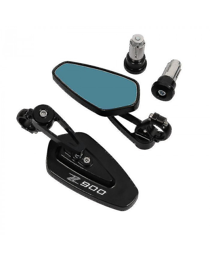 2024 For Kawasaki Z900 Z 900 Motorcycle Rear View Black Handle Bar End Side Rearview Mirrors