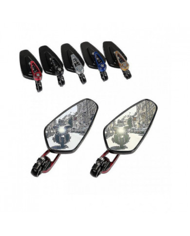 2024 For Kawasaki Z900 Z 900 Motorcycle Rear View Black Handle Bar End Side Rearview Mirrors