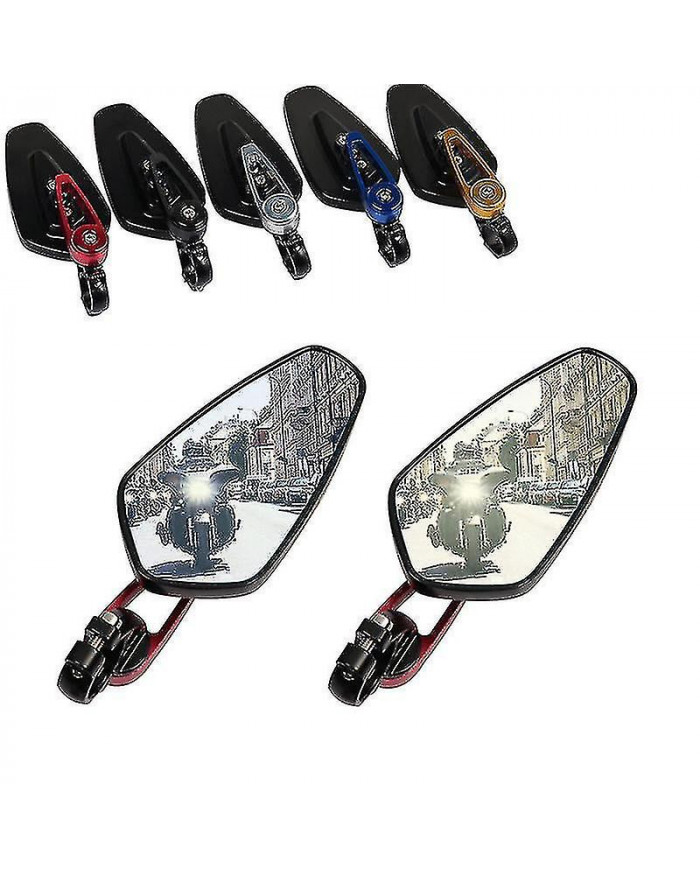 2024 For Kawasaki Z900 Z 900 Motorcycle Rear View Black Handle Bar End Side Rearview Mirrors