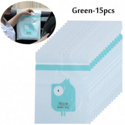 15pcs Car Trash Bags Easy Stick-on Disposable Portable Garbage Bag Leak Proof Vomit Trash Bag For Car Bedroom [...]