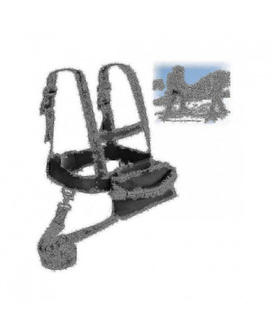 Harnais de ski pour enfants, bandoulière de sécurité de ski, entraînement de ski Sécurité Laisse snowboard [...]