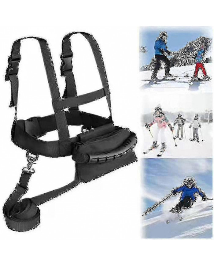 Harnais de ski pour enfants, bandoulière de sécurité de ski, entraînement de ski Sécurité Laisse snowboard [...]