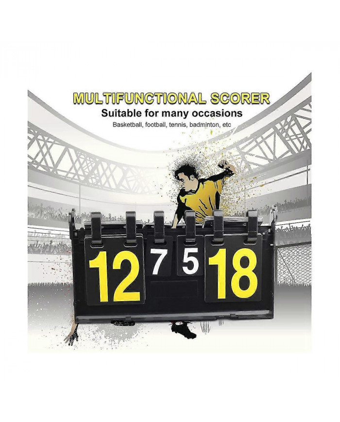 Tableau de score à 4 chiffres Basket-ball Football Volleyball Sport Tableau d’affichage de tennis de table Tableau [...]