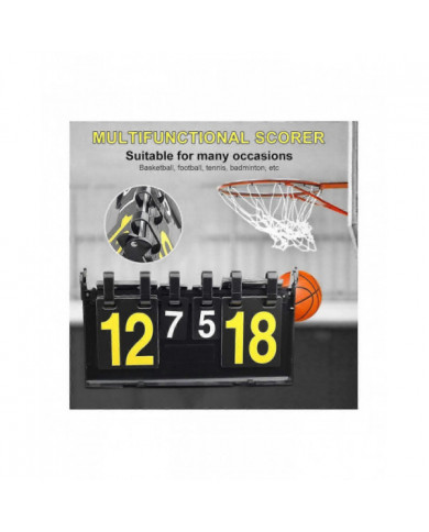 Tableau de score à 4 chiffres Basket-ball Football Volleyball Sport Tableau d’affichage de tennis de table Tableau [...]