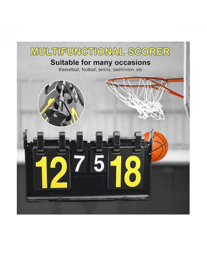 Tableau de score à 4 chiffres Basket-ball Football Volleyball Sport Tableau d’affichage de tennis de table Tableau [...]