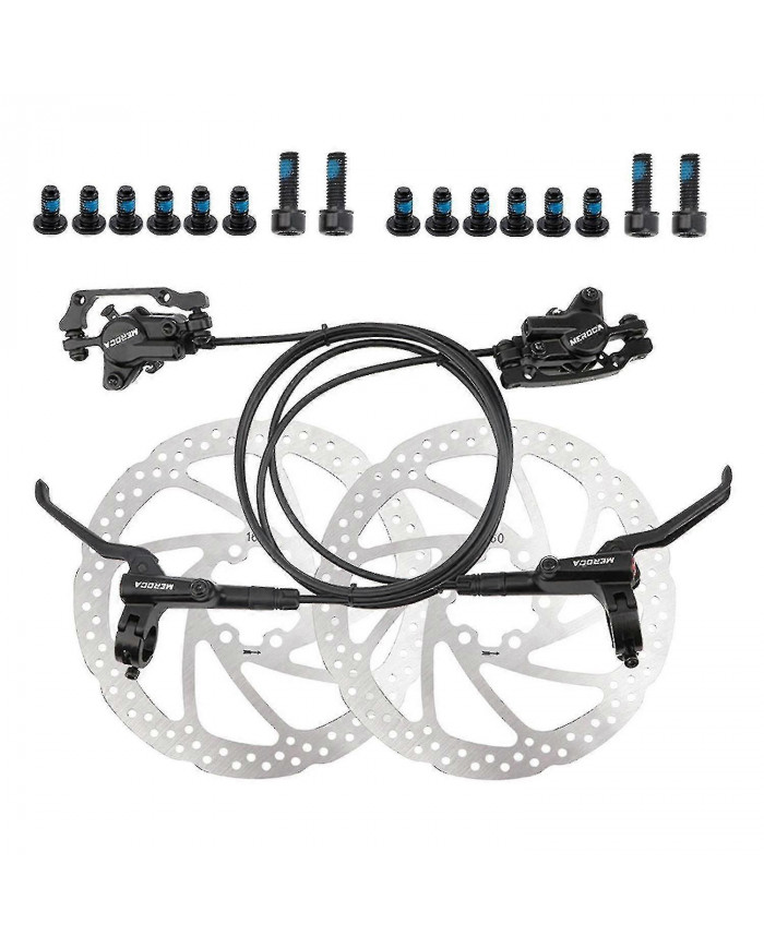 Mtb Bike Hydraulic Disc Brake Set Front Back Brake Pair Disc Disc Disc