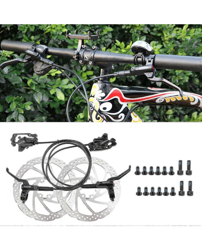 Mtb Bike Hydraulic Disc Brake Set Front Back Brake Pair Disc Disc Disc