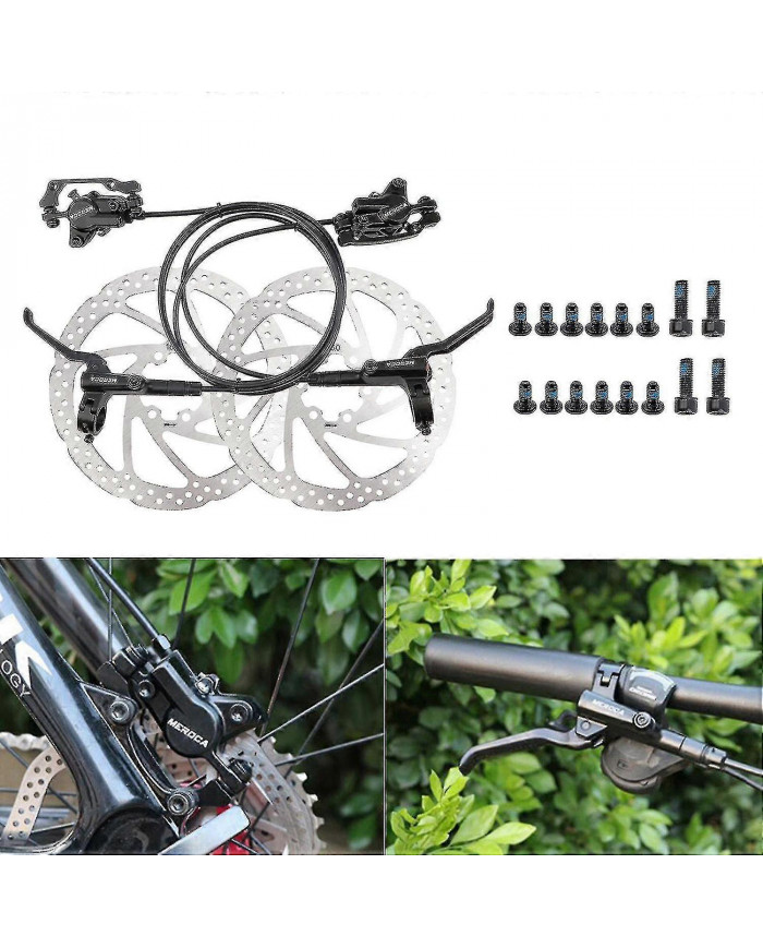 Mtb Bike Hydraulic Disc Brake Set Front Back Brake Pair Disc Disc Disc