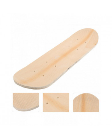 Planche à roulettes vierge Planche à roulettes inachevée Bricolage Planche à roulettes Graffiti vierge