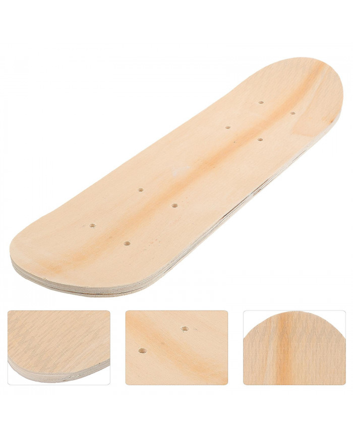 Planche à roulettes vierge Planche à roulettes inachevée Bricolage Planche à roulettes Graffiti vierge