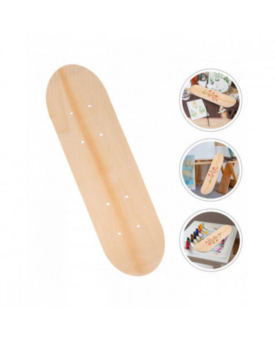 Planche à roulettes vierge Planche à roulettes inachevée Bricolage Planche à roulettes Graffiti vierge