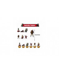 Deadpool & Wolverine Birthday Party Supplies Bannière Ballons Cake Toppers Set Decoration