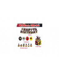 Deadpool & Wolverine Birthday Party Supplies Bannière Ballons Cake Toppers Set Decoration