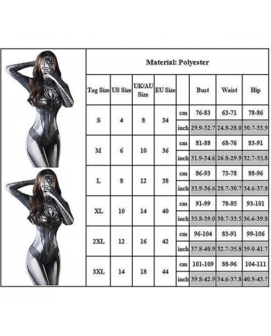 Lady Superhero Spiderman Cosplay Body Costume Halloween Costume Jumpsuit Romper Party Fancy Dress Cadeaux