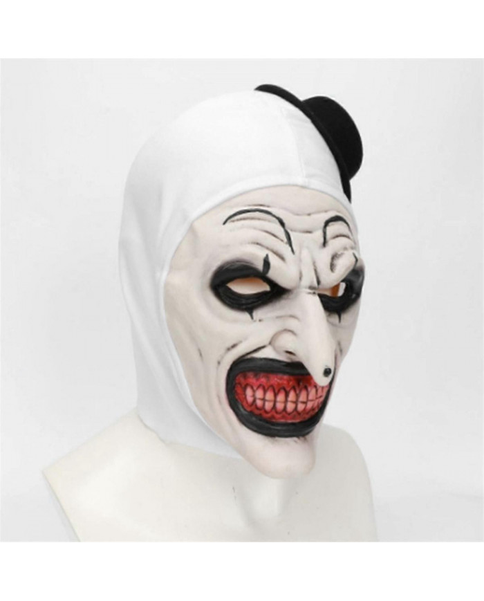 Halloween Terrifier Masque Clown Masque Effrayant Joker Costume Halloween Horreur Masque effrayant pour hommes adultes