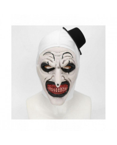 Halloween Terrifier Masque Clown Masque Effrayant Joker Costume Halloween Horreur Masque effrayant pour hommes adultes