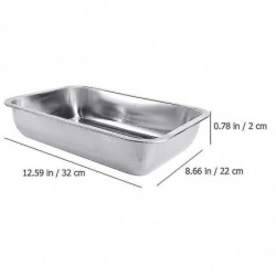1pc Stainless Steel Pet Waste Dog Birds Urinary Tray Cage Accessory Silver 1pc Stainless Steel Pet Waste Dog Birds Urinary Tray Cage Accessory Silver