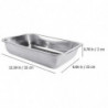 1pc Stainless Steel Pet Waste Dog Birds Urinary Tray Cage Accessory Silver