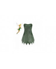 Pixie Tinker Bell Halloween Princess Cosplay Dress Tinkerbell Costume