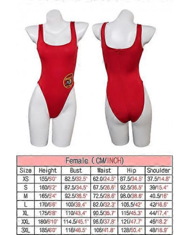 Femmes C.J. Parker Cosplay Fantasy Maillot De Bain Baywatch Costume Adulte Été Combinaison Maillots de Bain Tenues [...]