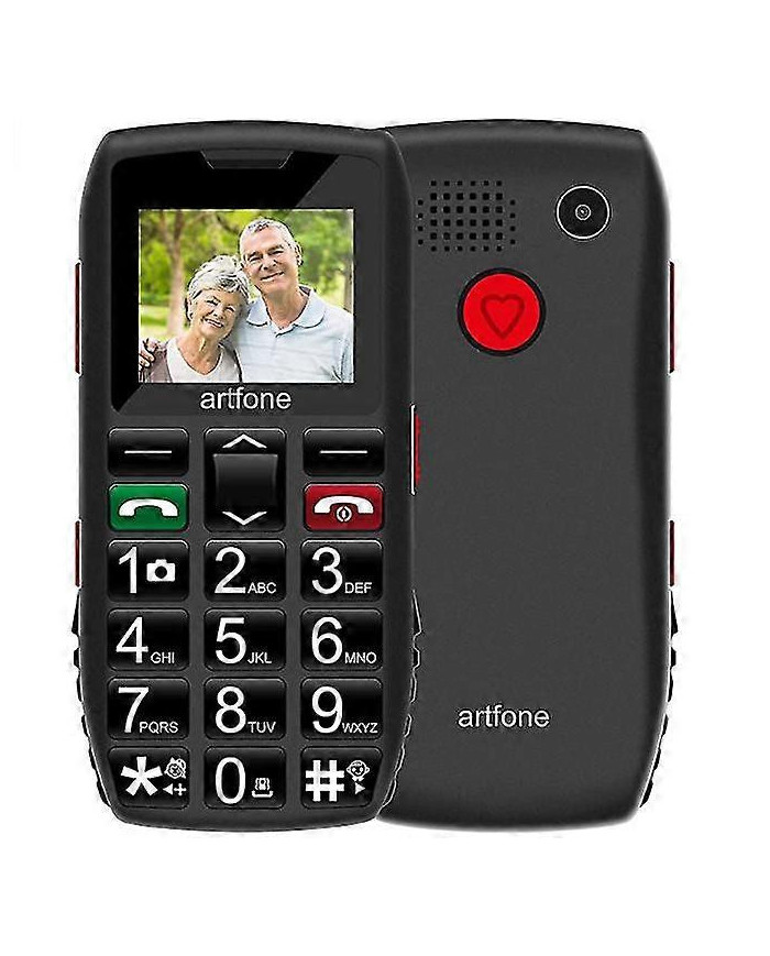 Téléphone portable senior déverrouillé avec gros boutons - bouton Sos - radio fm - haut-parleur Box - batterie [...]