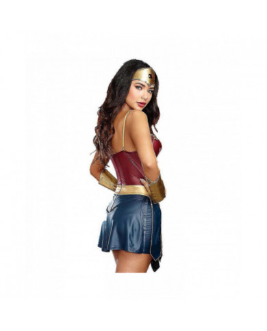 Wonder Woman Femmes Cosplay Costume Roleplay Party Fancy Dress Outfit Set