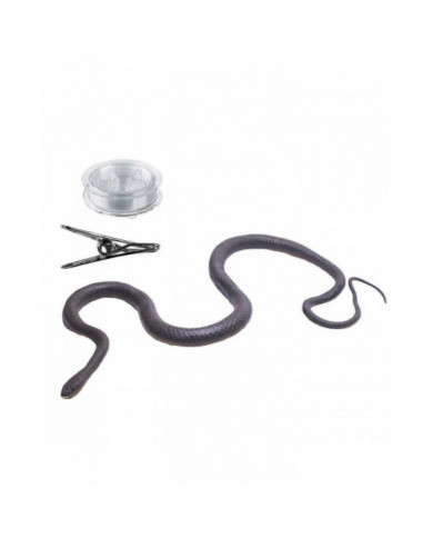 Farce de serpent avec clip de ficelle - Serpent sur une farce de corde qui poursuit les gens jouet, farce de [...]