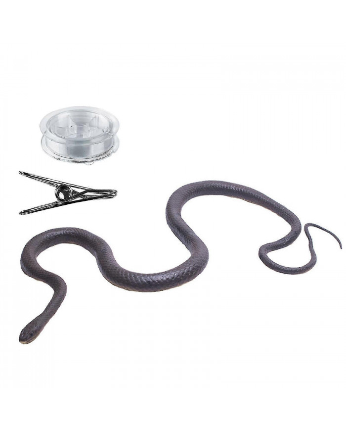Farce de serpent avec clip de ficelle - Serpent sur une farce de corde qui poursuit les gens jouet, farce de [...]