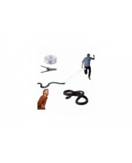 Farce de serpent avec clip de ficelle - Serpent sur une farce de corde qui poursuit les gens jouet, farce de [...]