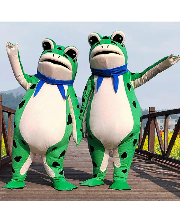 Costume de grenouille gonflable Costume de grenouille Cosplay Costume pour adulte, costumes de festival Nouveau - SNNGV
