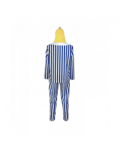 Bananes Adultes En Pyjama Costume Bleu Blanc Rayure Chemise Pantalon Avec Tête De Banane Hommes Femmes [...]