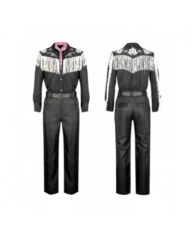 Film Ken Ryan Gosling Cosplay Costume Adulte Hommes Cowboy Chemise Pantalon Chapeau Ceinture Foulard Costume [...]