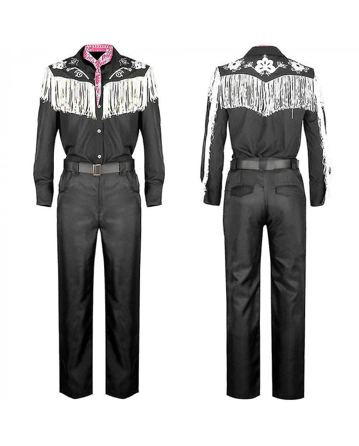 Film Ken Ryan Gosling Cosplay Costume Adulte Hommes Cowboy Chemise Pantalon Chapeau Ceinture Foulard Costume [...]