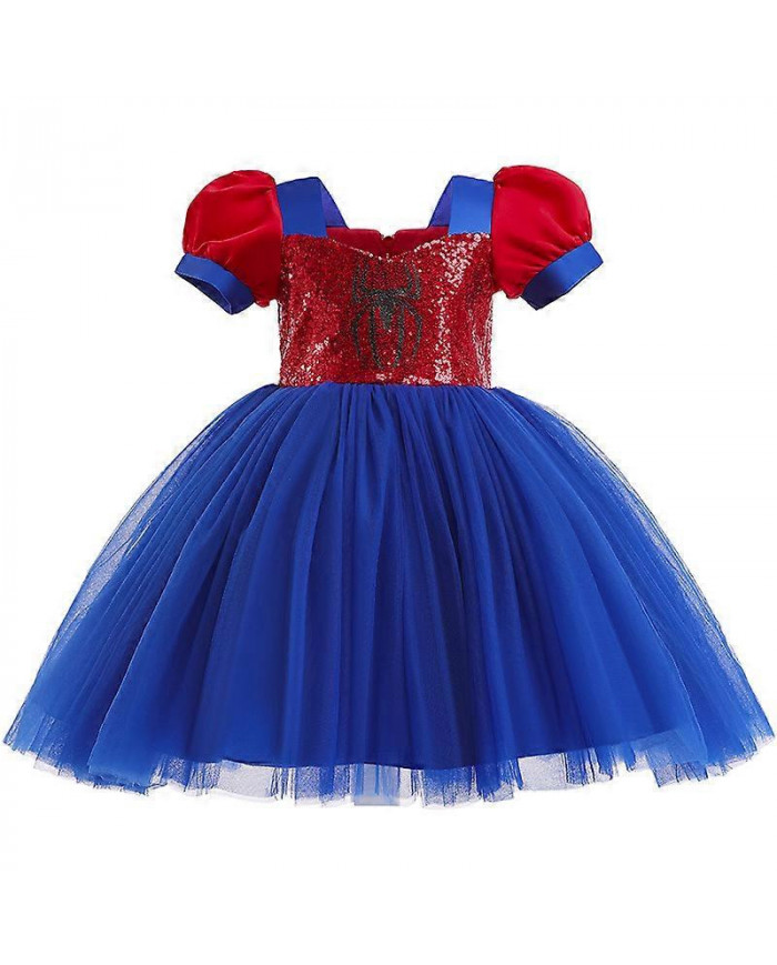 Spiderman Cosplay Tutu Robe Costumes Filles Paillettes Spider Maille Tutu Robes Pour Enfants Anniversaire [...]