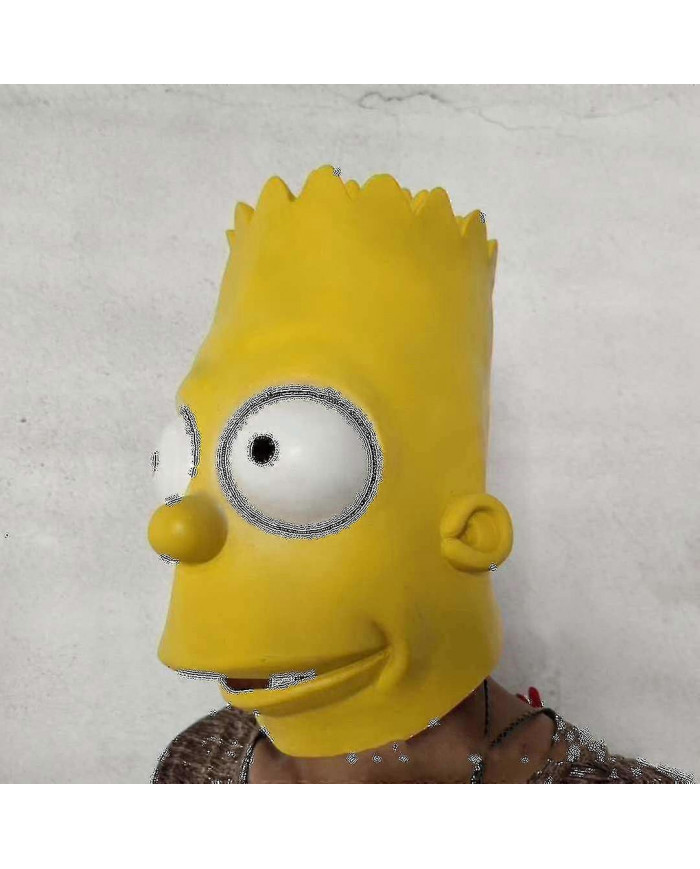Les Simpsons Bart Masque Halloween Haute Qualité Latex Costume Masque - JA