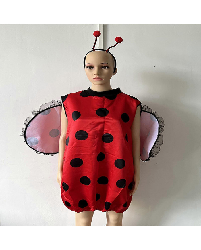 Kit de costume d’Halloween adulte - Jolie tenue de coccinelle jaune d’abeille avec bandeau d’antenne, collants [...]