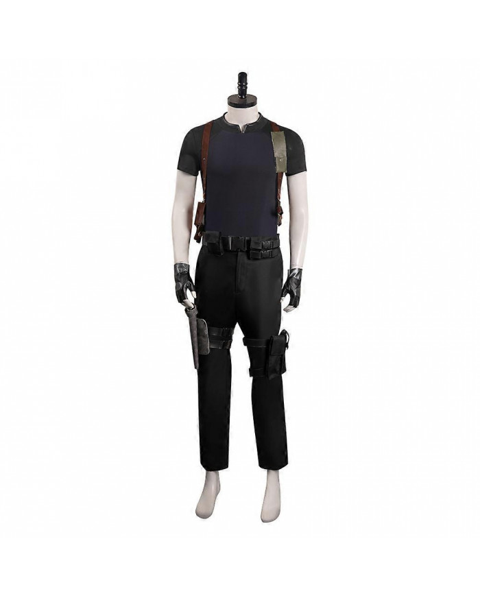 Leon S Kennedy Cosplay Costume Anime Game Evil 4 Remake Top Pants Hommes Ensemble complet Vêtements Halloween [...]