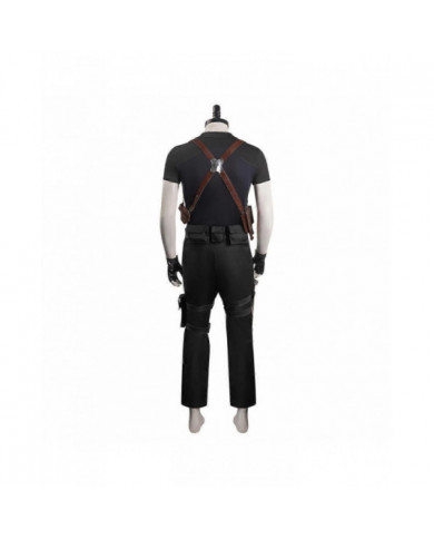 Leon S Kennedy Cosplay Costume Anime Game Evil 4 Remake Top Pants Hommes Ensemble complet Vêtements Halloween [...]
