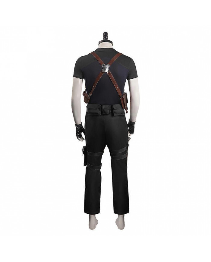 Leon S Kennedy Cosplay Costume Anime Game Evil 4 Remake Top Pants Hommes Ensemble complet Vêtements Halloween [...]