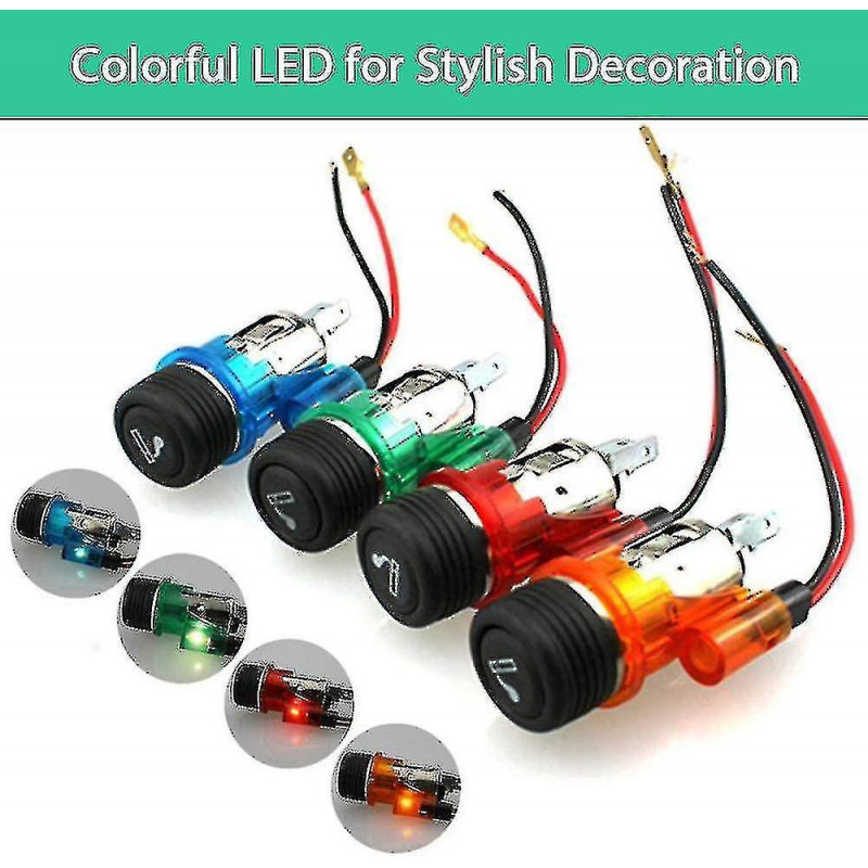 Dc 12v Auto Cigarette Lighter With Socket