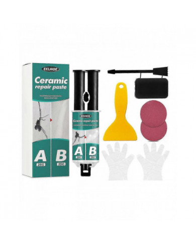 Pâte De Réparation, Kit De Réparation De Baignoire Blanc, Kit De Finition De Fissure De Baignoire, Kit De [...]