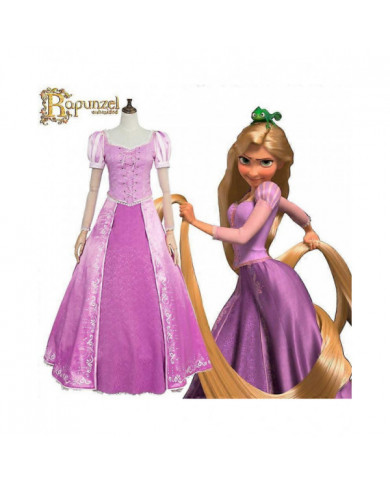 2024 adulte Raiponce Cosplay Robe Enchevêtrée Raiponce Princesse Costumes Carnaval Halloween Fête Déguisements [...]