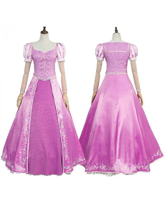 2024 adulte Raiponce Cosplay Robe Enchevêtrée Raiponce Princesse Costumes Carnaval Halloween Fête Déguisements [...]