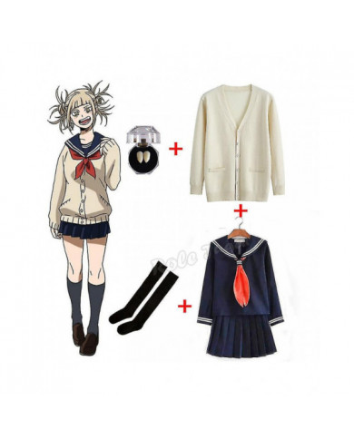 My Hero Academia Cosplay Halloween Costume Anime Boku No Hero Academia Himiko Toga Jk Uniforme Pull Manteau [...]